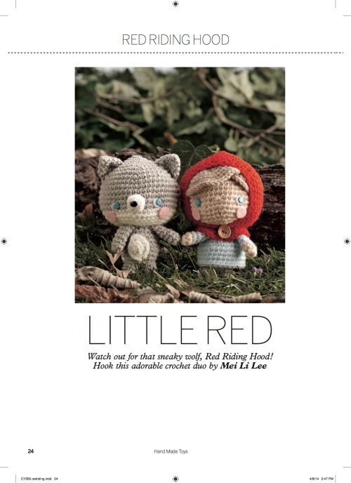 amigurumei's Little Red & Baby Wolf pattern in Hand Made Toys